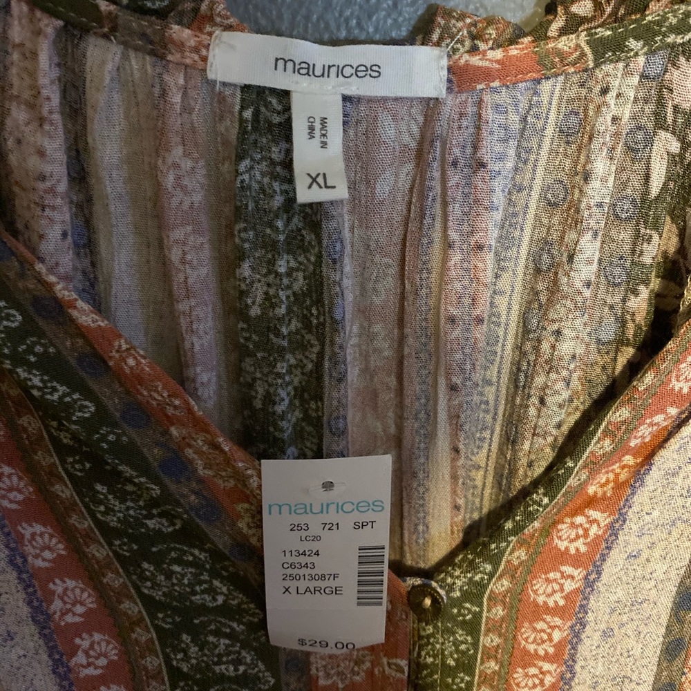 Print Blouse - Picture 3 of 3